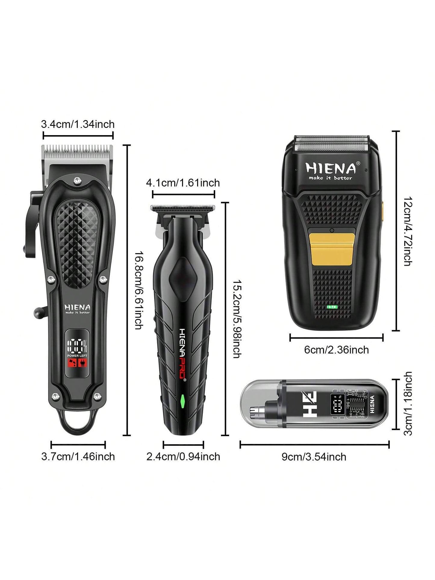 4‑in‑1 Professional Cordless Grooming Kit for Men